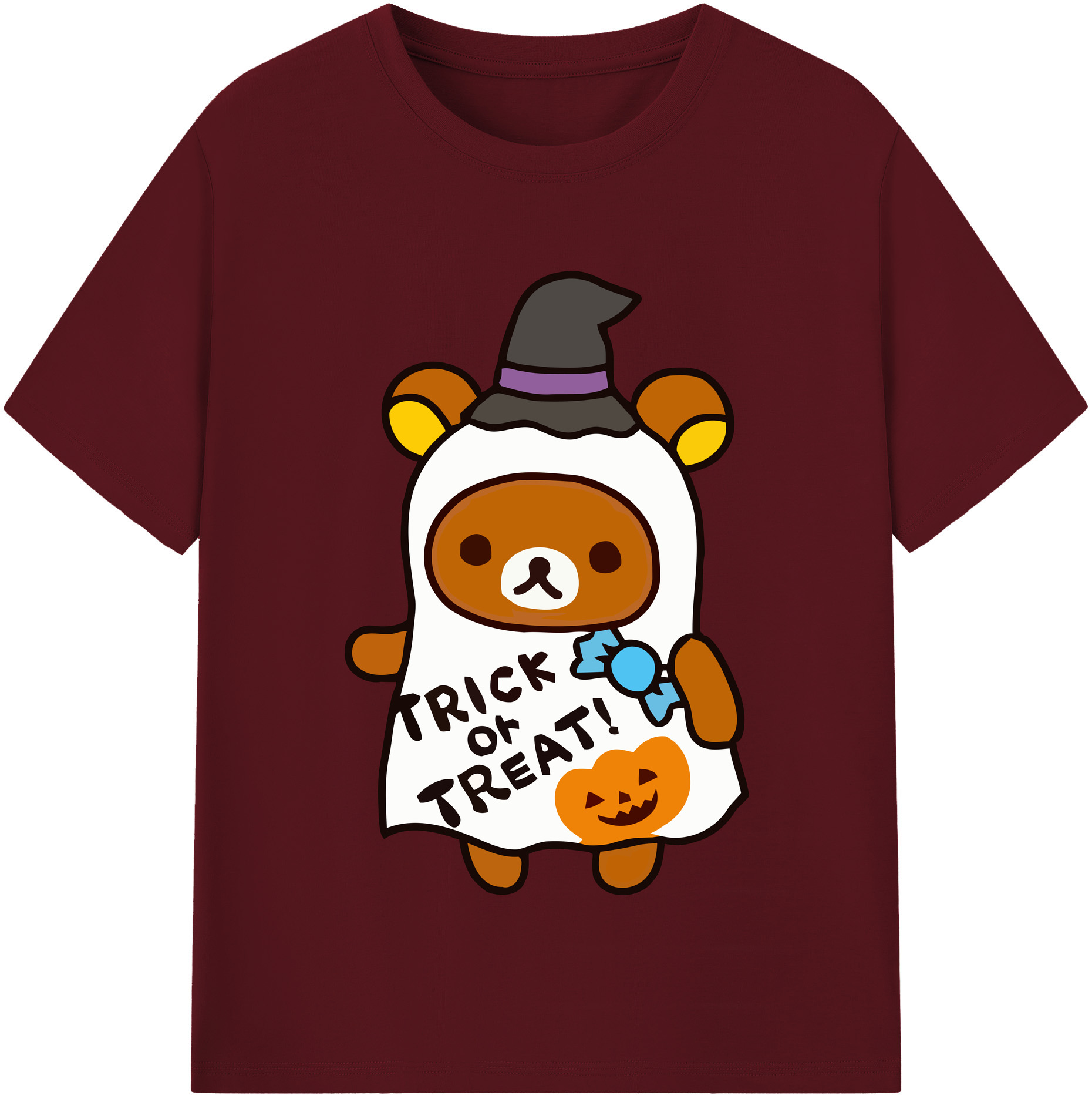 （画像用） リラックマ リラックマ キイロイトリ Rilakkuma Korilakkuma Kiiroitori 綿100％半袖Tシャツ（フロントプリント）